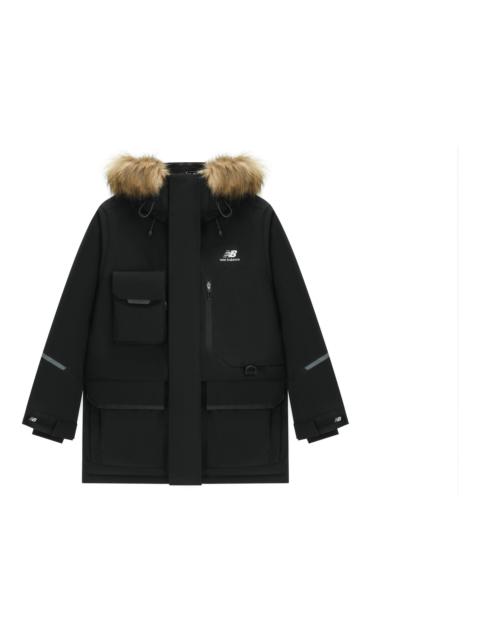 New Balance Logo Down Jacket 'Black' 5PC44603-BK