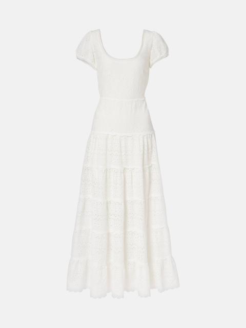 Remi broderie anglaise cotton midi dress