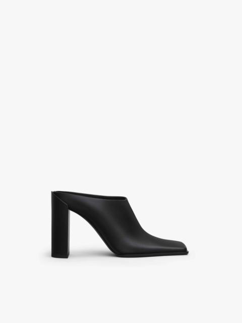 SQUARE MULES IN CALFSKIN