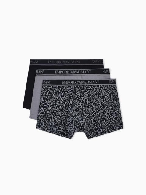 THREE-PACK OF BOXER BRIEFS WITH CORE LOGO WAISTBAND