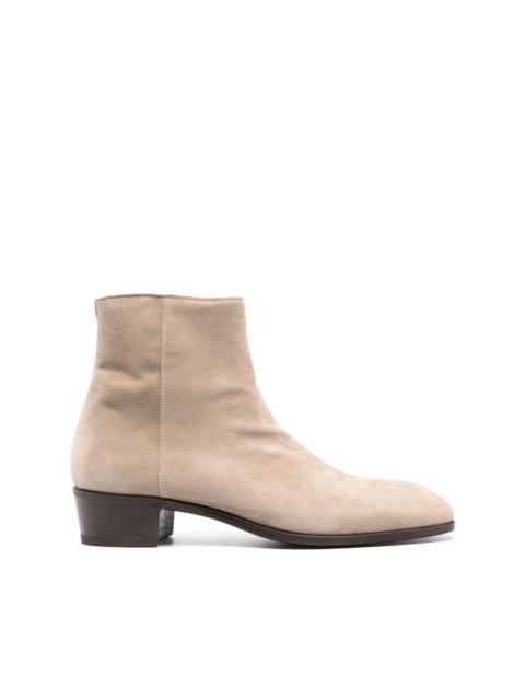 45mm suede ankle boots