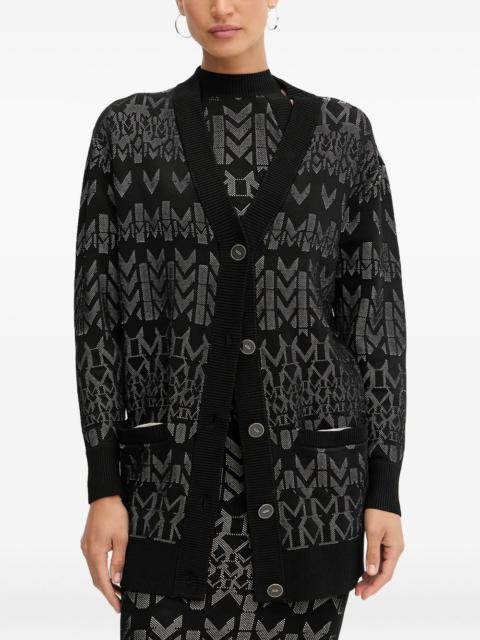 x Marciano logo-patterned cardigan