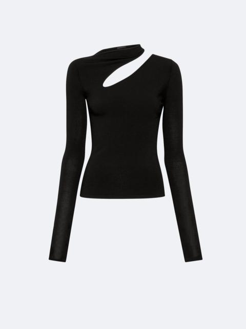 Matte Viscose Asymmetric Top