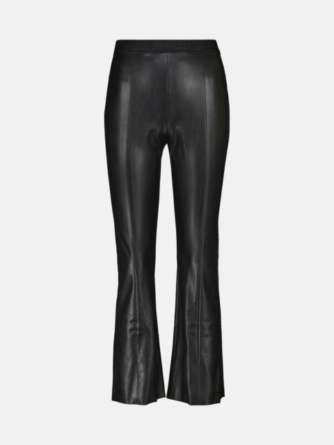 Jenna slim faux leather pants