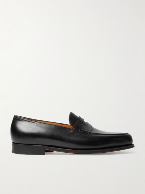 Lopez Leather Penny Loafers Black