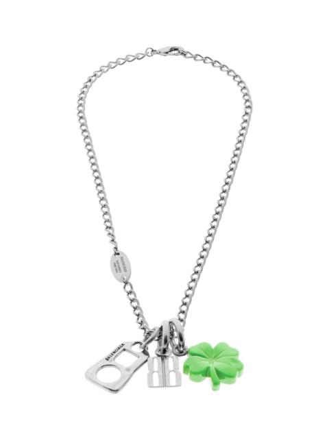 Carousel Clover Collector Necklace  in Multicolored