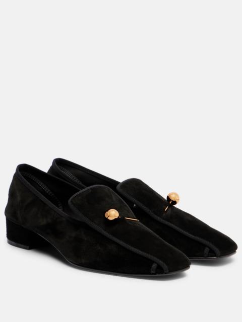 Showtime suede loafer pumps