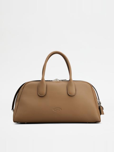 TOD'S DARSENA IN LEATHER MEDIUM - BROWN