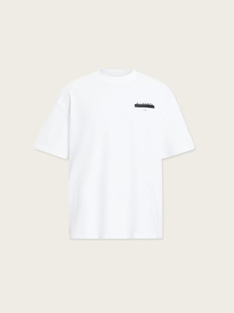 REDACT OVERSIZED EMBROIDERED LOGO T-SHIRT