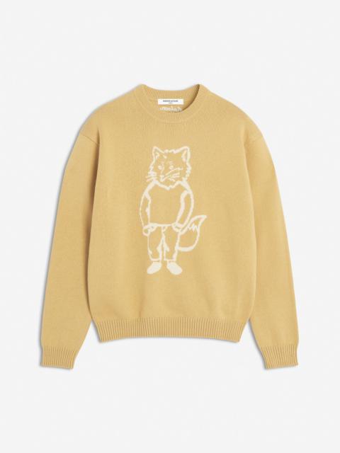 DRESSED FOX INTARSIA JUMPER