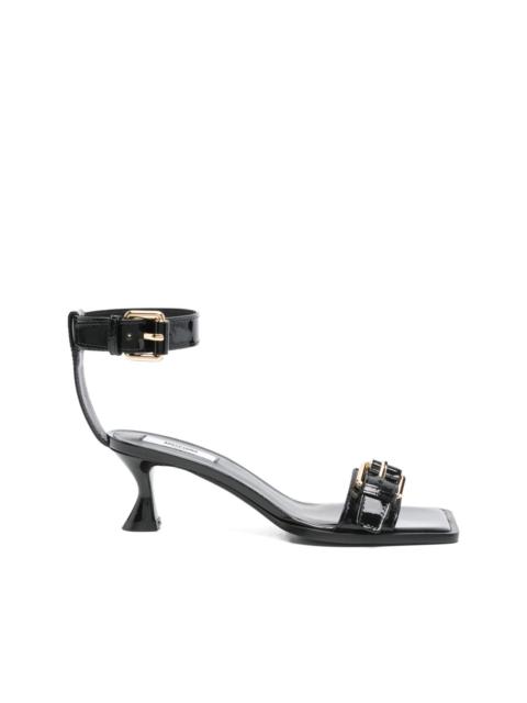 60mm buckle-embellished sandals