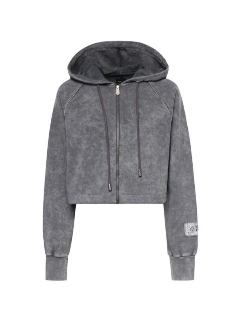 zipped hoodie