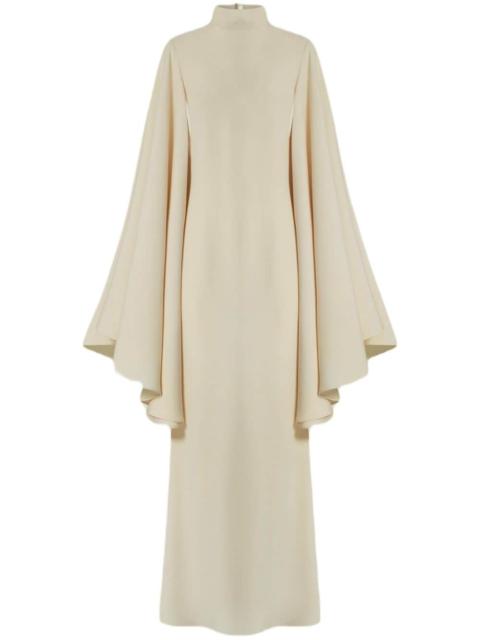 Mina draped-detail gown