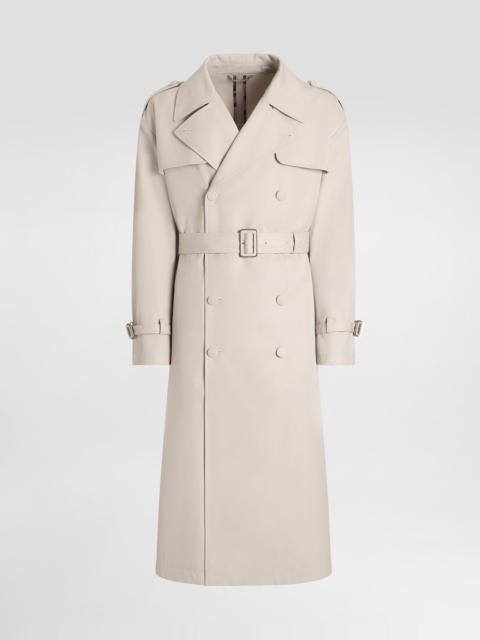Double-breasted trench coat
