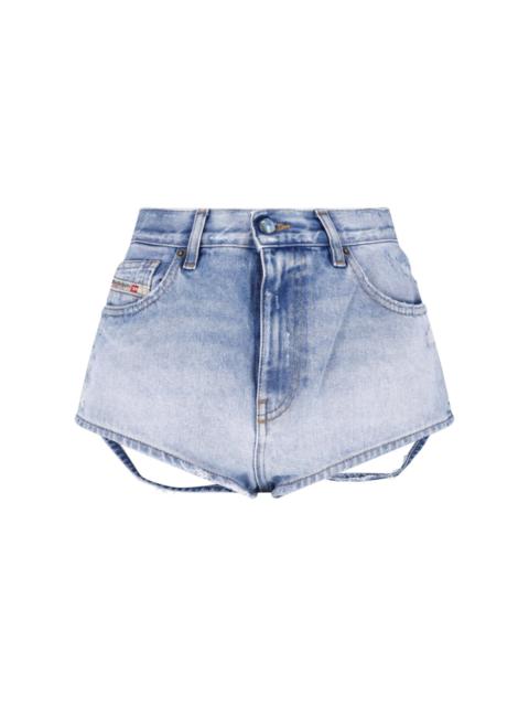DENIM SHORTS "DE-LUNAR"