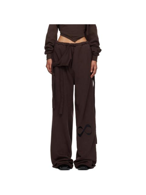 Brown Otto Wrap Sweatpants