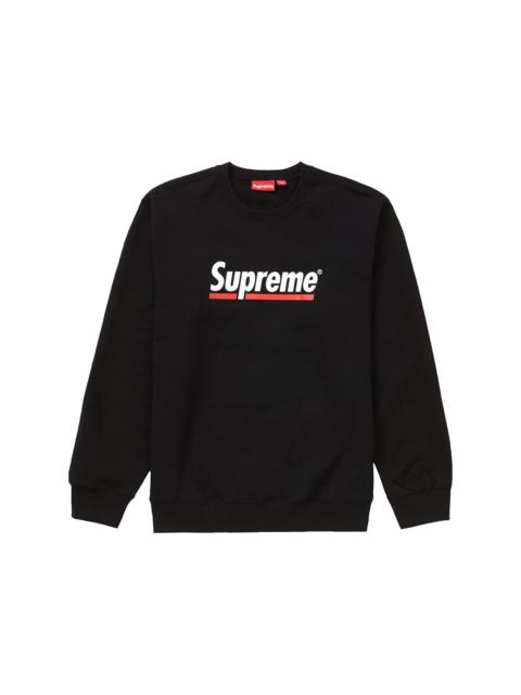 Supreme Underline Crewneck Black