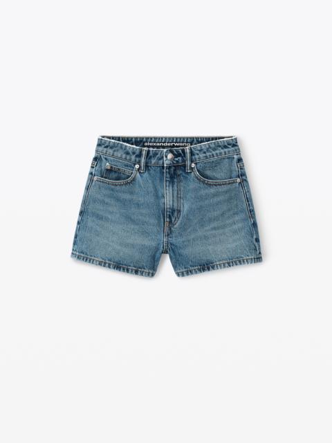 SHORTY HIGH-RISE SHORT IN DENIM