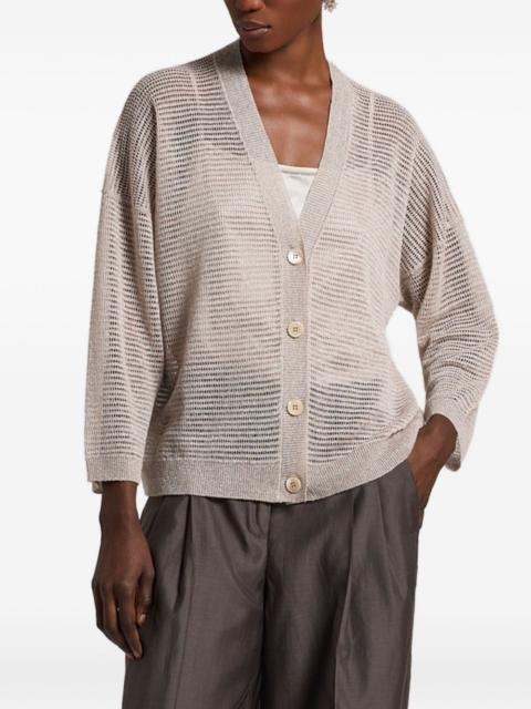 buttoned knitted cardigan