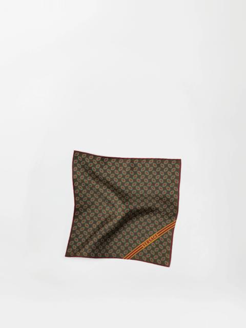 Printed Silk Twill Pocket Square