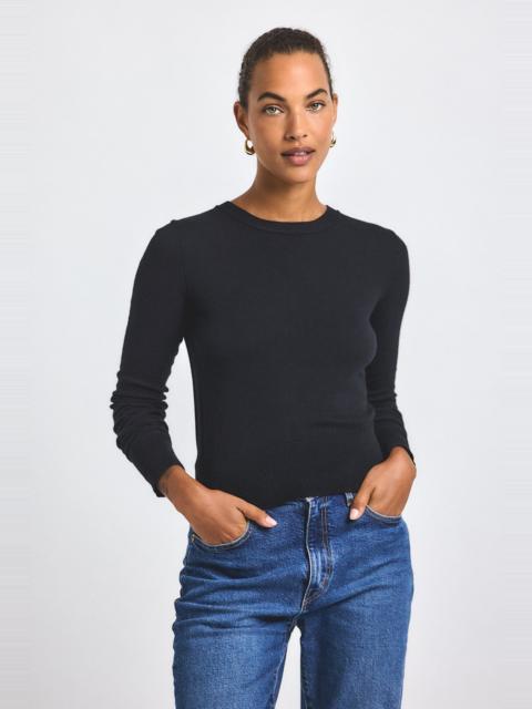 ALIZEE LONG SLEEVE CREW NECK SWEATER