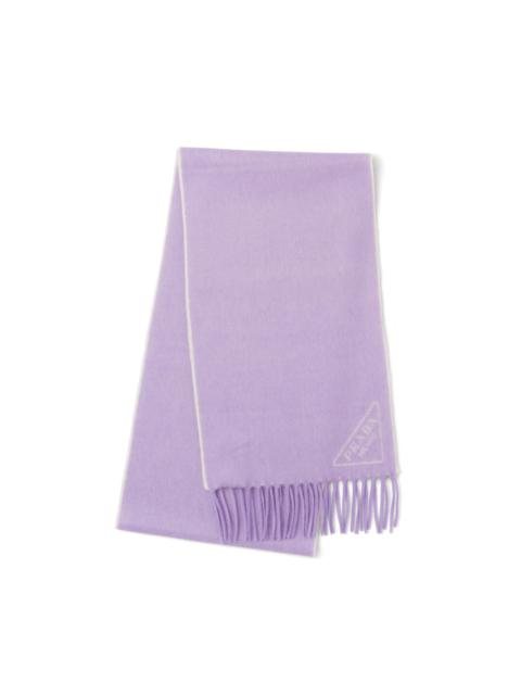 Double cashmere scarf