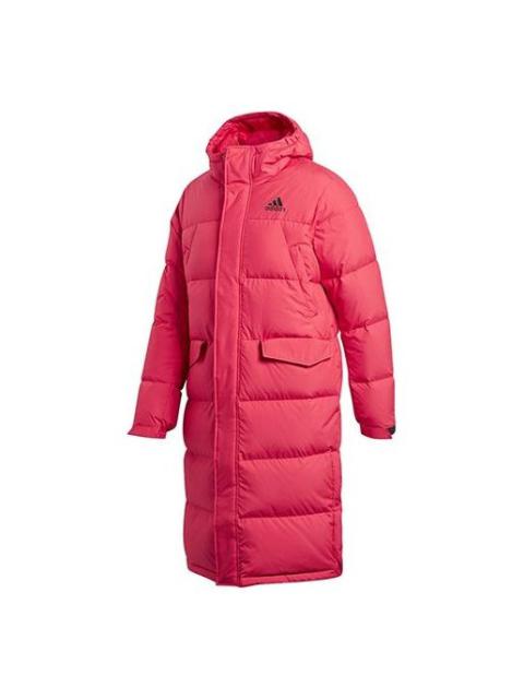adidas Stay Warm Sports hooded down Jacket Red GK0663