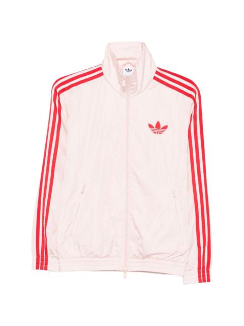 logo-embroidered track jacket