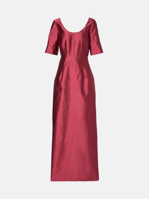 Collette silk gown