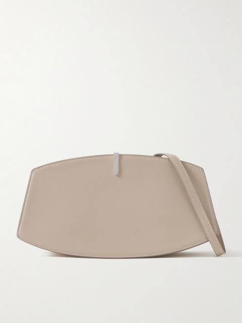 Florence leather shoulder bag Taupe