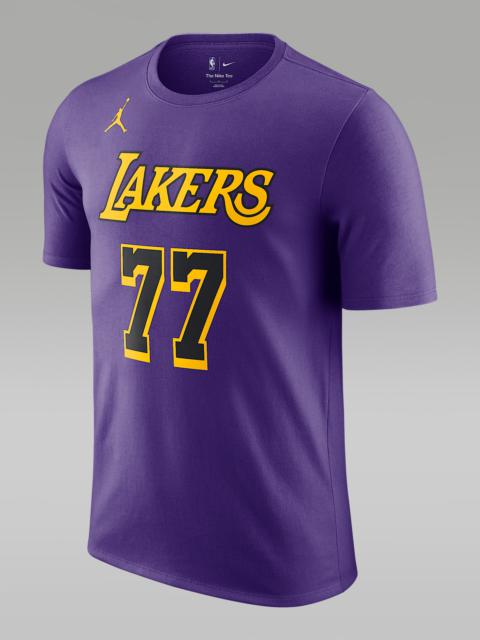 Luka Dončić Los Angeles Lakers Statement Edition Men's Jordan NBA T-Shirt