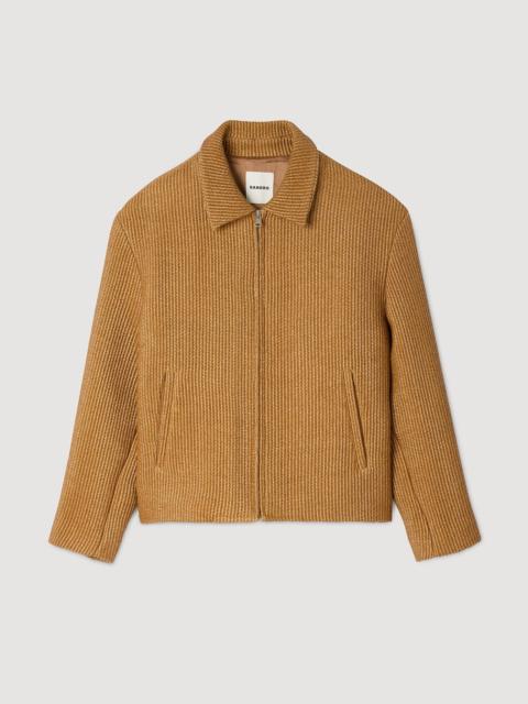 WOVEN RAFFIA JACKET