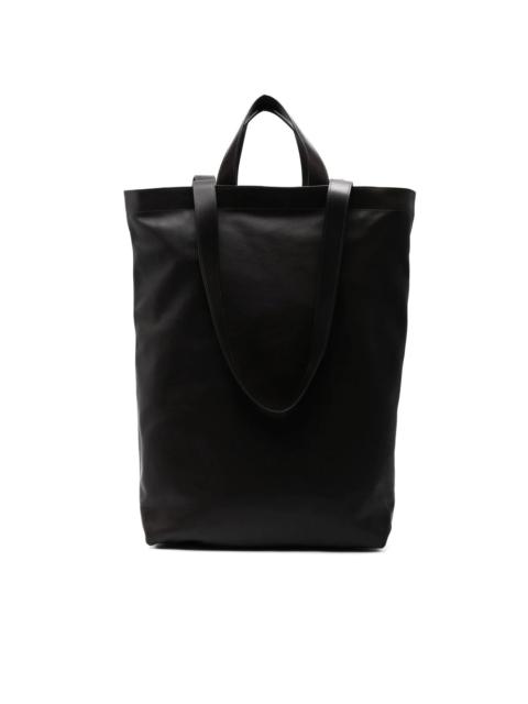 oversized leather tote bag