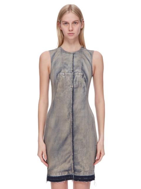 Drkshdw Frayed Denim Mini Dress