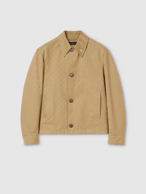 GG cotton gabardine jacket