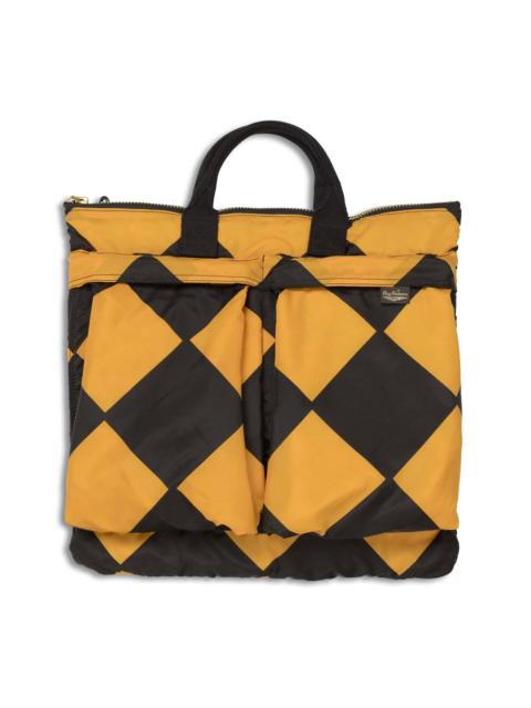 Buzz Rickson's Line Crewman Helmet Bag Orange x Black