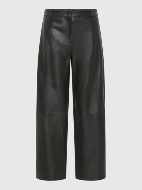 Leather Balloon Pants - Khaki