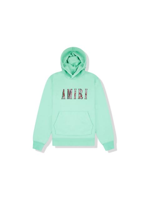 AMIRI Core Paisley Logo Hoodie Green
