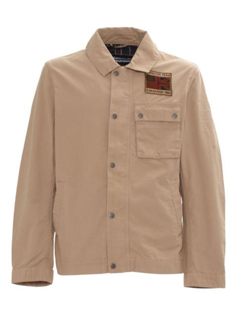 Workers patch-pocket cotton jacket