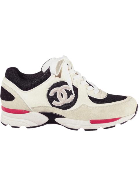 Chanel CC Logo Trainer Ivory Black Beige (Women's)