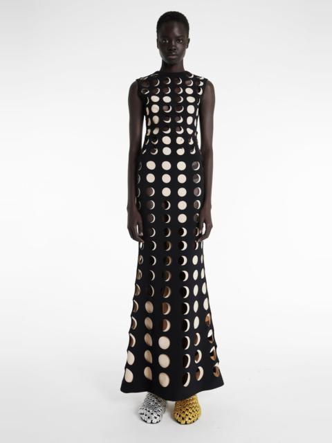 LAYERED HOLE SKIRT BLACK NUDE