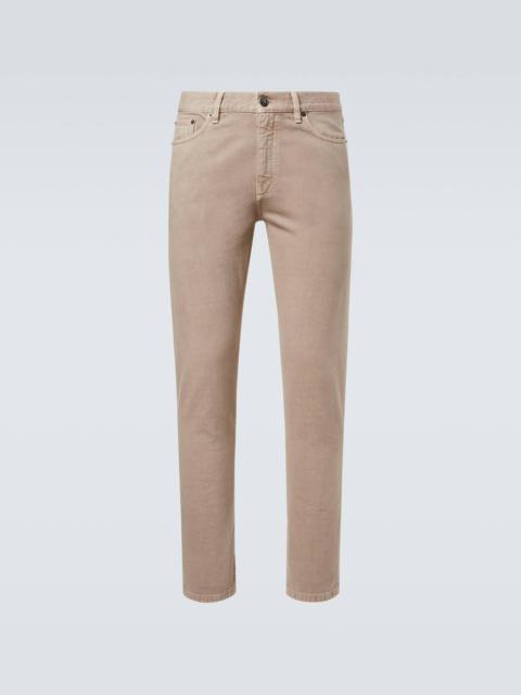 Roccia mid-rise slim jeans