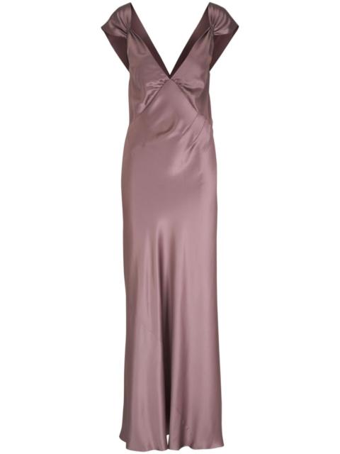 silk maxi dress