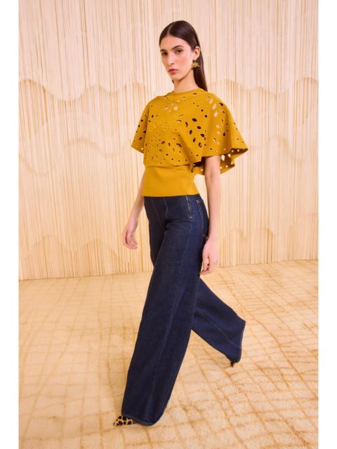 Josie Cape Sleeve Knit Top