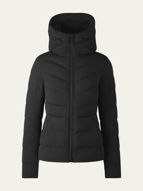 Clair Hooded Down Puffer Jacket