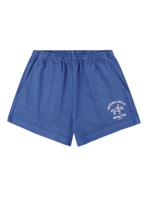 BH Riding Club print drawstring shorts