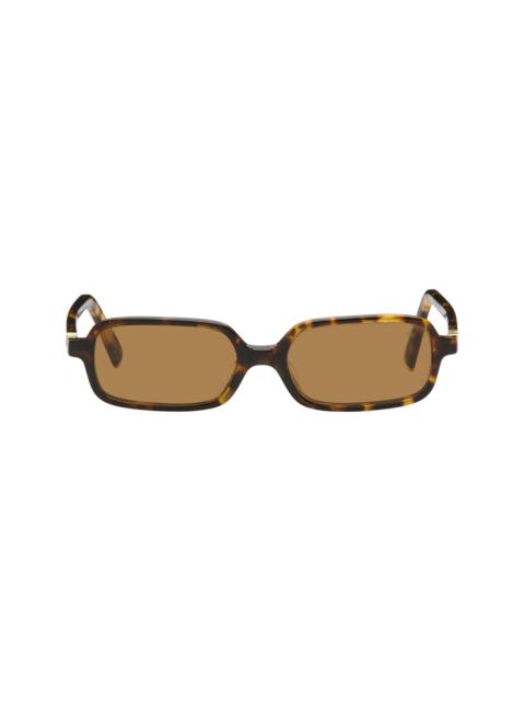 Brown Miu Regard Sunglasses