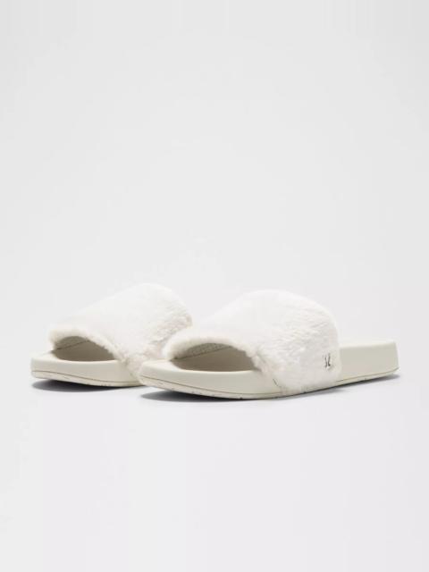 Women's Restfeel Faux Fur Slide