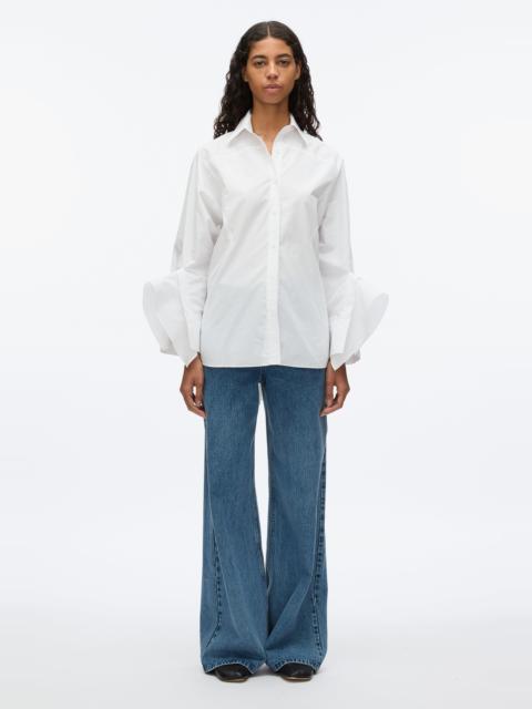 Oversize Shirt with Cascade Cuff
