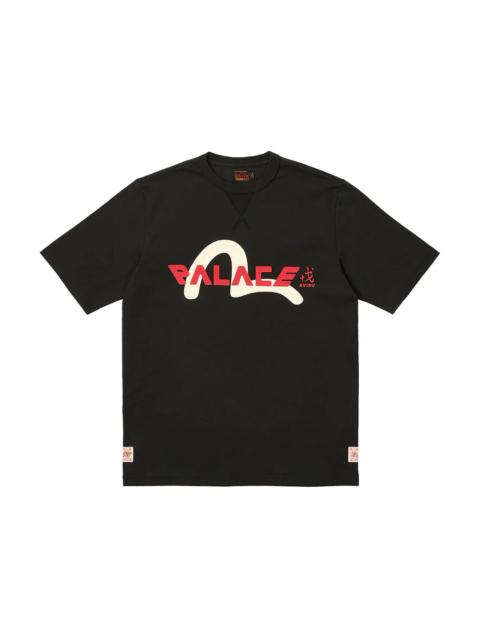 Palace x Evisu Logo T-Shirt Black